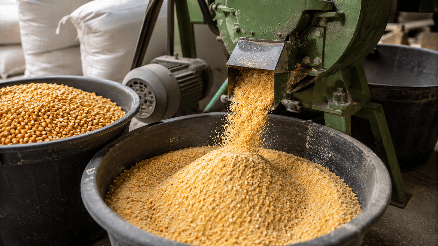 hasil gilingan mesin jagung seperti apa