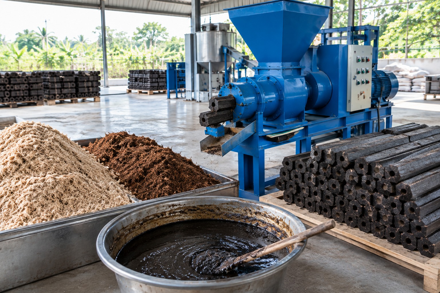 Proses Pembuatan Briket Biomassa dari Awal