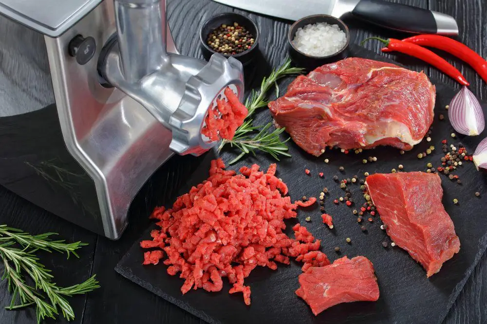 cara menggiling daging untuk bakso