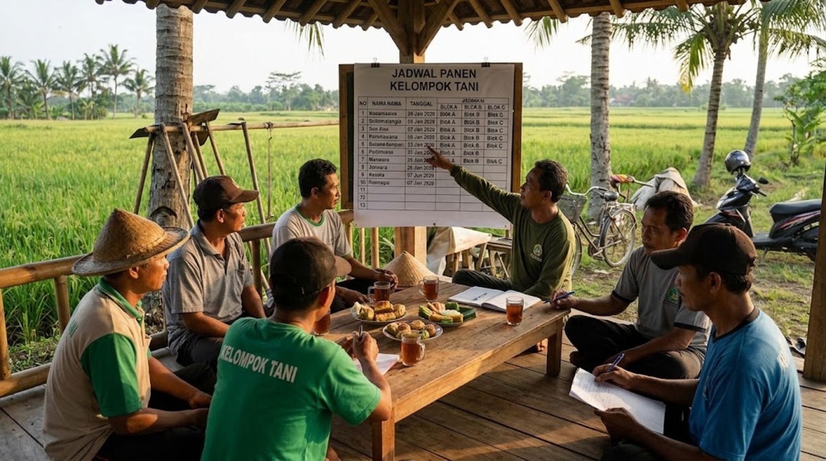 Strategi Pembagian Jadwal Panen Kelompok Tani yang Efektif