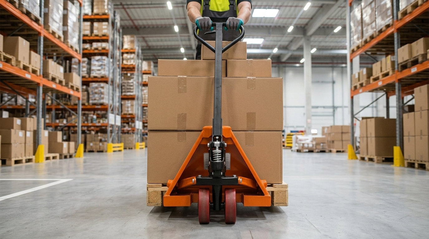 Cara Menggunakan Garpu Hand Pallet dengan Benar