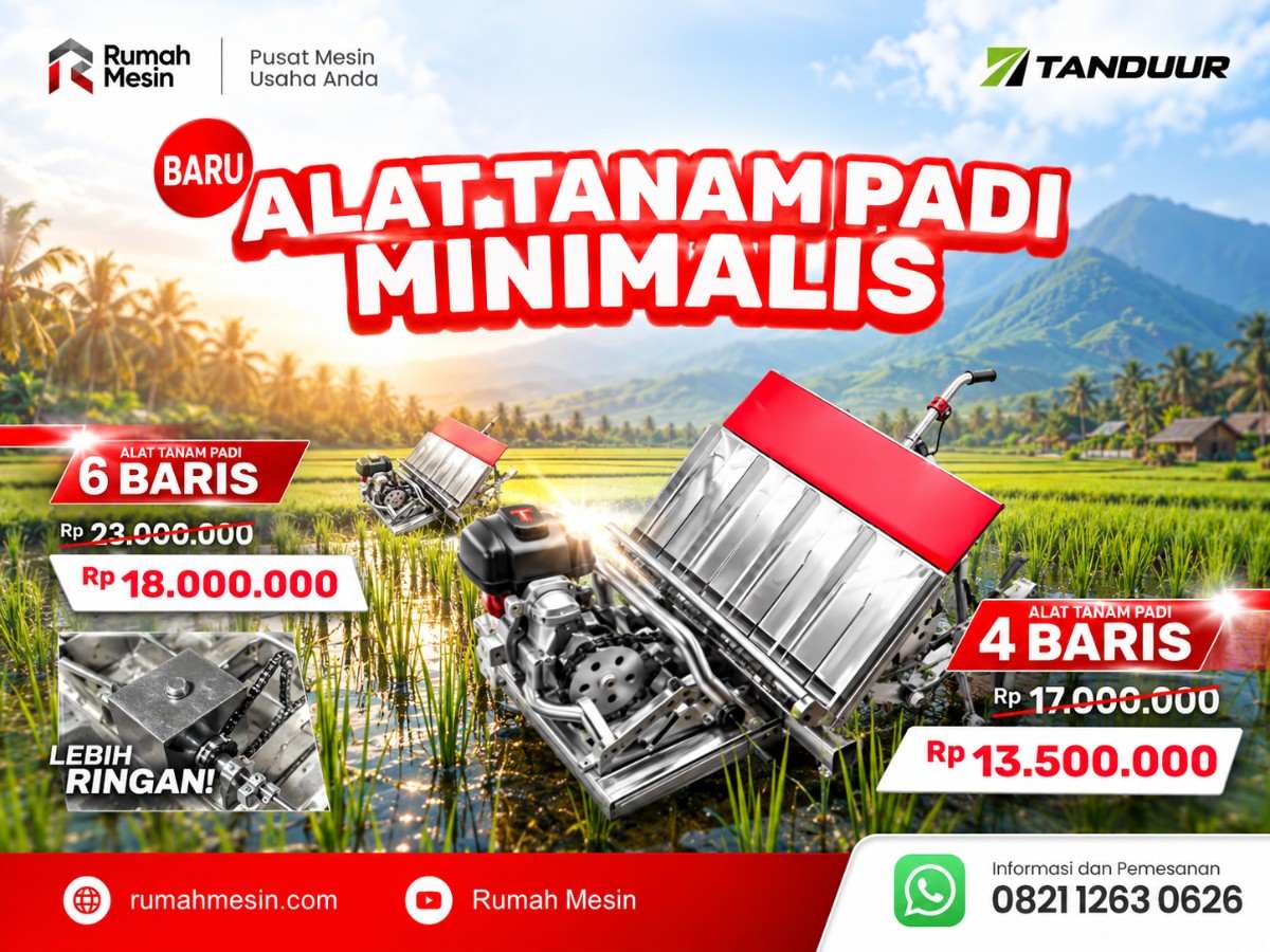 harga mesin tanam padi untuk usaha pertanian
