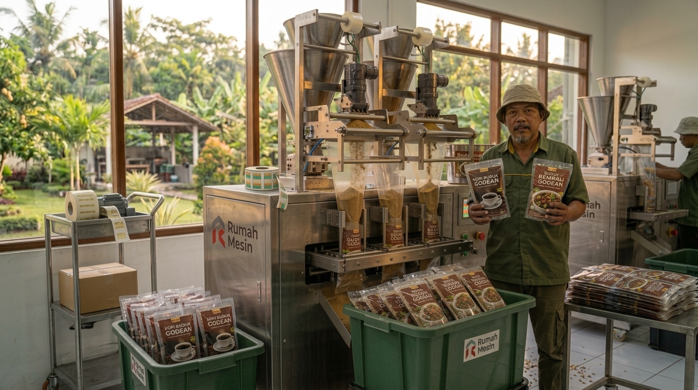 usaha kemasan produk bubuk